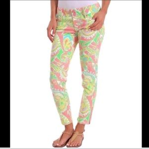 Lilly Pulitzer Worth Skinny Mini Jeans Size 10
